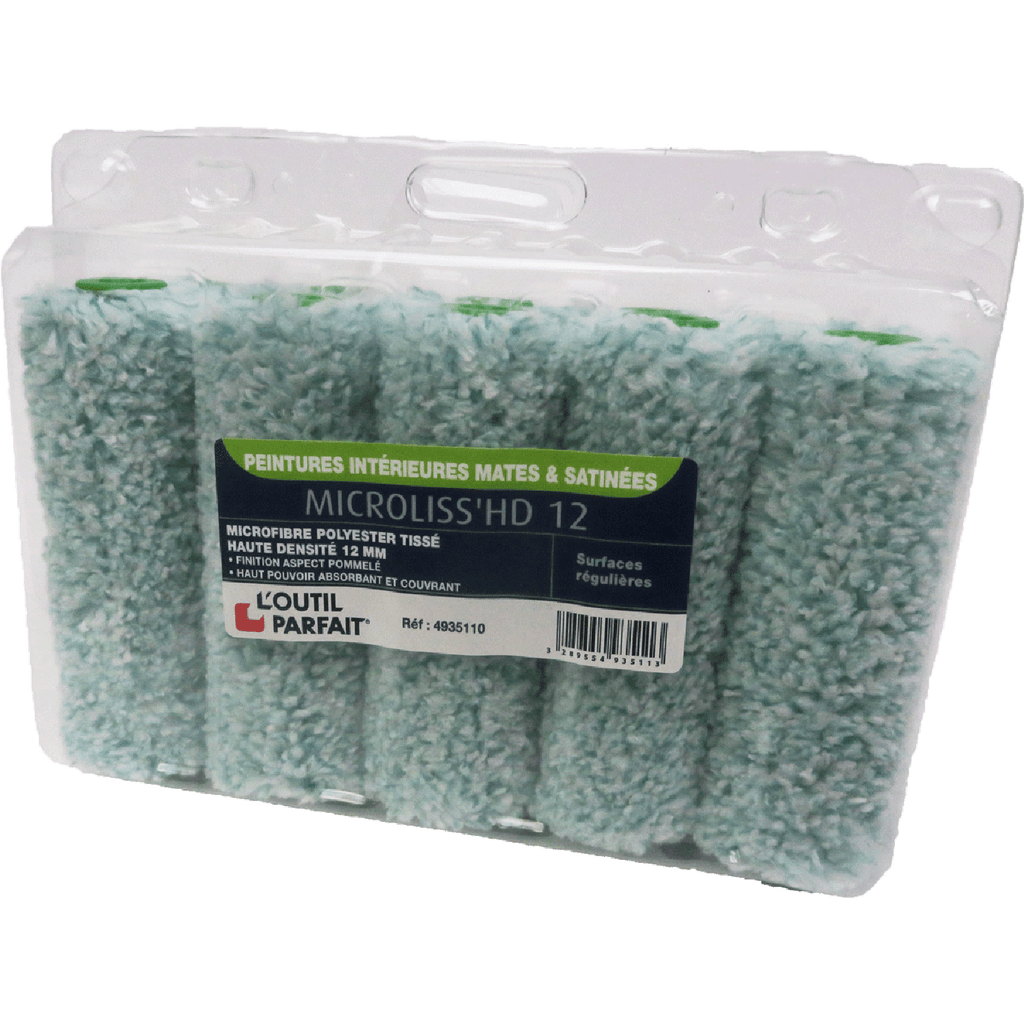 4935110 L'Outil Parfait Microliss HD 12 Microfibre Roller – 11 cm (Pack of 10) – image 3