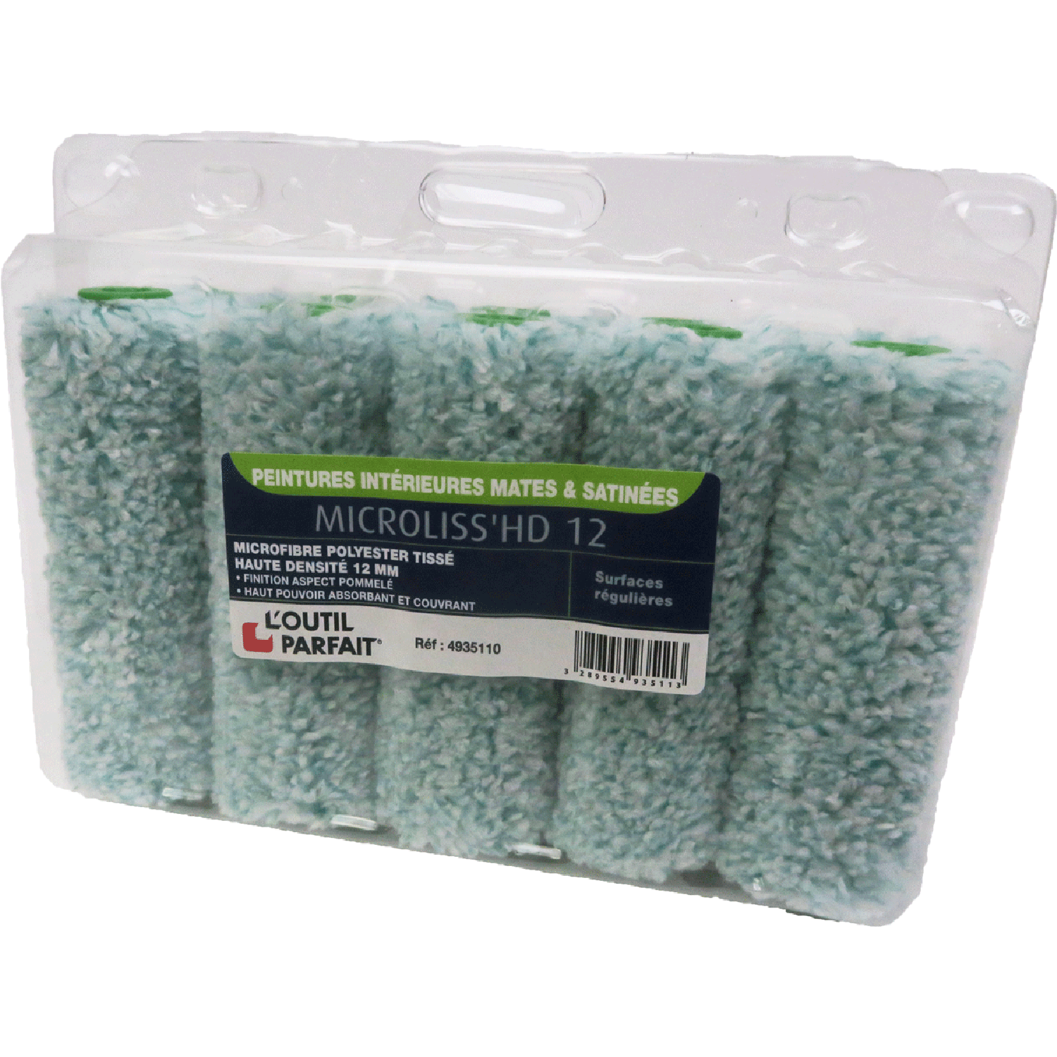 4935110 L'Outil Parfait Microliss HD 12 Mikrofaserrolle – 11 cm (10er-Pack) – Bild 3