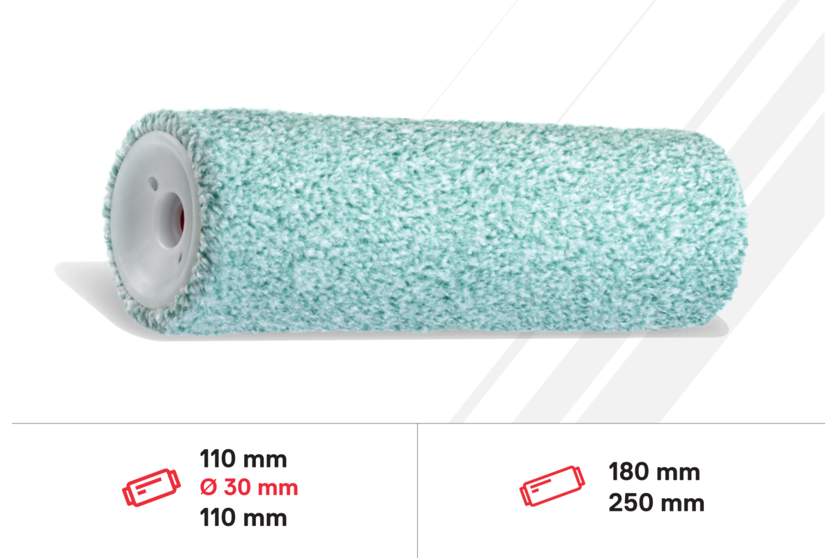 4932110 L'Outil Parfait Microliss HD 6 Mikrofaserrolle – 11 cm (10er-Pack) – Bild 2