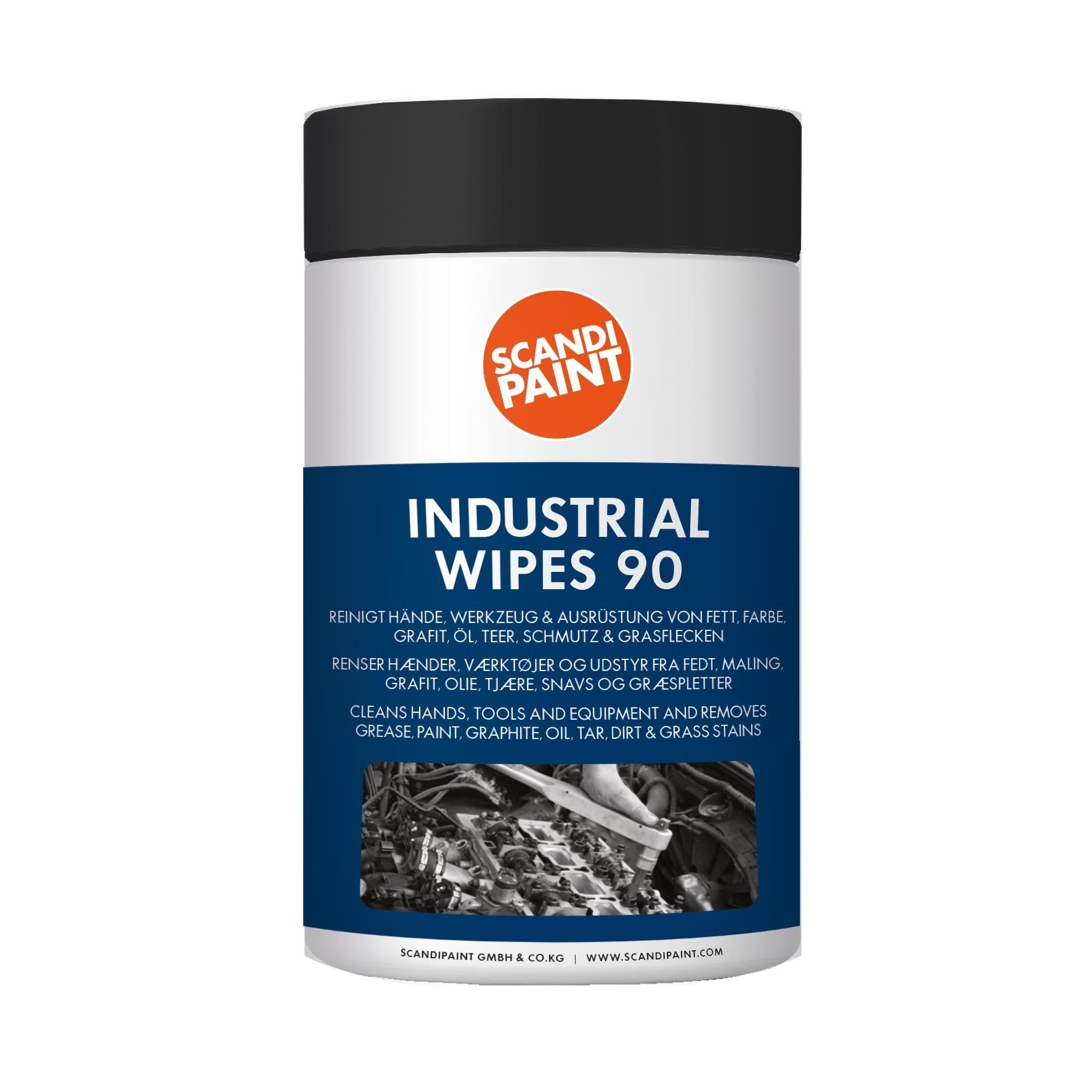 SCANDIPAINT Industrietücher – 90 Stück – Produktbild